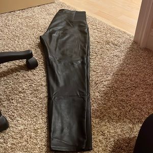 Faux leather leggings
